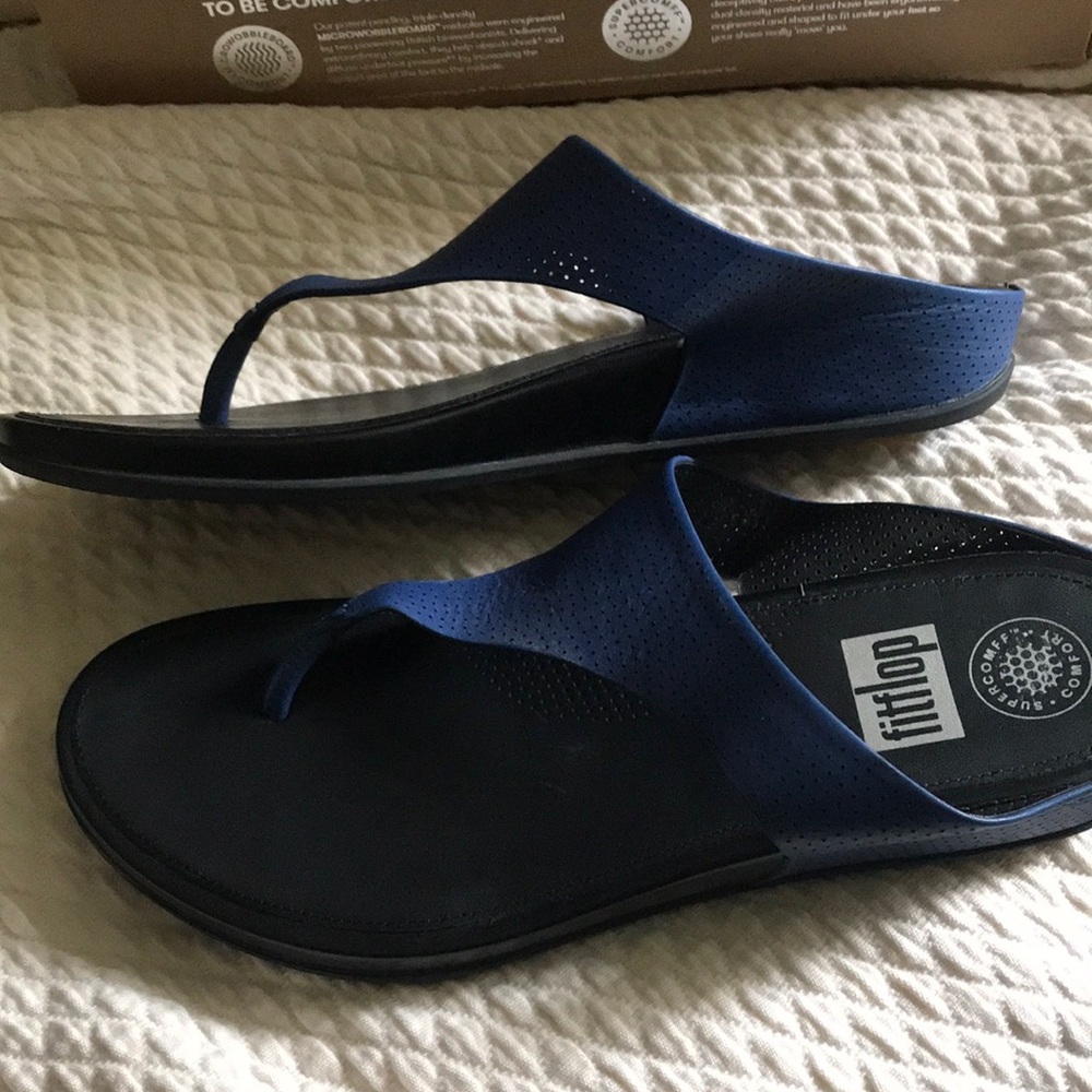 Blue fitflop